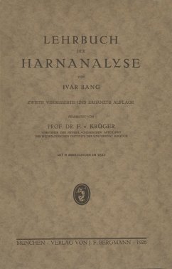 Lehrbuch der Harnanalyse (eBook, PDF) - Bang, Ivar; Krüger, F. V.