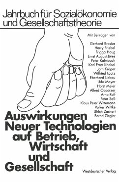 Auswirkungen Neuer Technologien auf Betrieb, Wirtschaft und Gesellschaft (eBook, PDF) - N/A, N/A