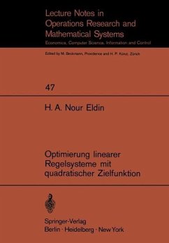 Cover Optimierung linearer Regelsysteme mit quadratischer Zielfunktion (eBook, PDF)