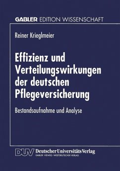 Effizienz und Verteilungswirkungen der deutschen Pflegeversicherung (eBook, PDF)