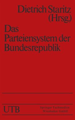 Cover Das Parteiensystem der Bundesrepublik (eBook, PDF)
