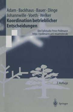 Cover Koordination betrieblicher Entscheidungen (eBook, PDF)