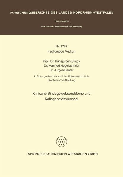 Klinische Bindegewebsprobleme und Kollagenstoffwechsel (eBook, PDF) Klinische Bindegewebsprobleme und Kollagenstoffwechsel (eBook, PDF)