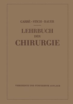 Cover Lehrbuch der Chirurgie (eBook, PDF)