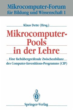 Mikrocomputer-Pools in der Lehre (eBook, PDF)