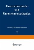 Unternehmerziele und Unternehmerstrategien (eBook, PDF)