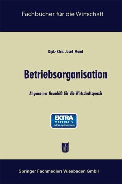 Betriebsorganisation (eBook, PDF) - Mand, Josef