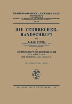 Cover Die Verbrecher-Handschrift (eBook, PDF)