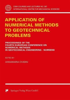 Application of Numerical Methods to Geotechnical Problems (eBook, PDF)