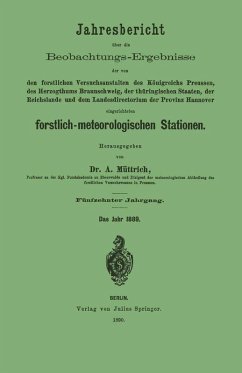 Cover Jahresbericht über die Beobachtungs-Ergebnisse (eBook, PDF)