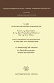 Zur Berechnung der Stabilität der Gestellbewegungen ebener Mechanismen (eBook, PDF)