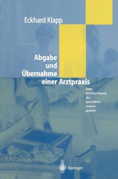 Cover Abgabe und Übernahme einer Arztpraxis (eBook, PDF)