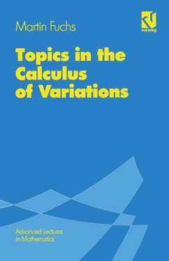 Topics in the Calculus of Variations (eBook, PDF) - Fuchs, Martin