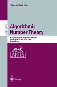 Algorithmic Number Theory (eBook, PDF)