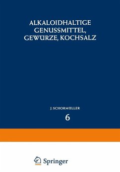 Cover Alkaloidhaltige Genussmittel, Gewürze, Kochsalz (eBook, PDF)