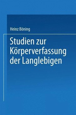 Studien zur Körperverfassung der Langlebigen (eBook, PDF) - Böning, Heinz