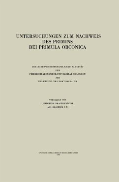 Cover Untersuchungen zum Nachweis des Primins bei Primula obconica (eBook, PDF)