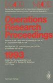 Operations Research Proceedings 1993 (eBook, PDF)