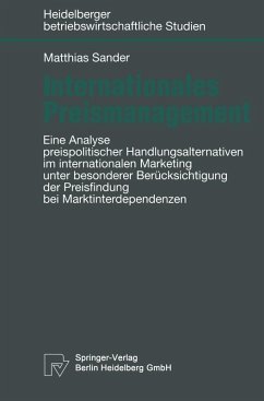 Internationales Preismanagement (eBook, PDF) - Sander, Matthias