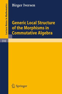 Generic Local Structure of the Morphisms in Commutative Algebra (eBook, PDF) - Iversen, Birger