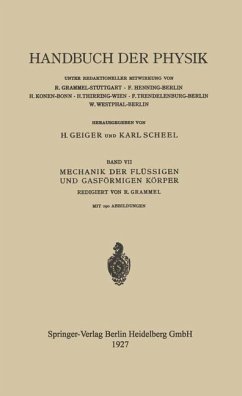 Mechanik der Flüssigen und Gasförmigen Körper (eBook, PDF) - Ackeret, Jakob; Betz, Albert; Forchheimer, Philipp; Gyemant, Andreas; Hopf, L.; Lagally, Max G.; Grammel, R.