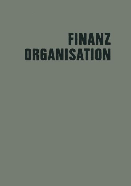 Finanzorganisation (eBook, PDF)