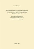 Eine Mathematisch-Statistische Methode zur Untersuchung der Verfasserfrage Literarischer Texte (eBook, PDF)