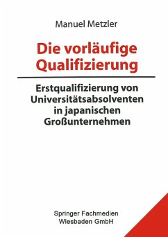 Cover Die vorläufige Qualifizierung (eBook, PDF)