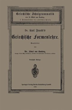 Cover Dr. Carl Franke's Griechische Formenlehre (eBook, PDF)