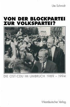 Von der Blockpartei zur Volkspartei? (eBook, PDF) - Schmidt, Ute