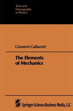 The Elements of Mechanics (eBook, PDF) - Gallavotti, Giovanni
