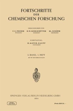 Fortschritte der Chemischen Forschung (eBook, PDF) - Fischer, F. G.; Kohlschütter, H. W.; Schäfer, K. L.; Mayer-Kaupp, M.