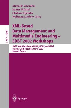 XML-Based Data Management and Multimedia Engineering - EDBT 2002 Workshops (eBook, PDF)