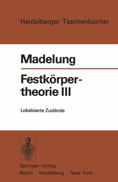 Festkörpertheorie III (eBook, PDF)