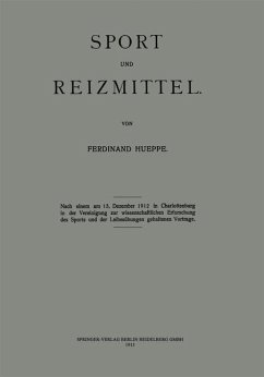 Cover Sport und Reizmittel (eBook, PDF)