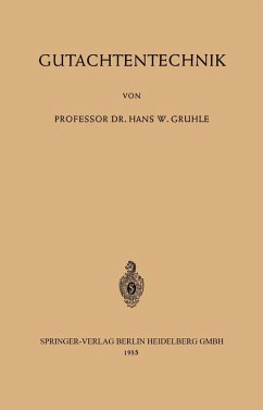 Gutachtentechnik (eBook, PDF) - Gruhle, Hans Walter