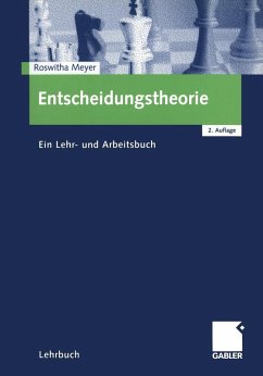Entscheidungstheorie (eBook, PDF) - Meyer, Roswitha