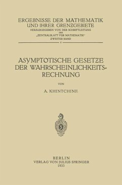 Asymptotische Gesetze der Wahrscheinlichkeitsrechnung (eBook, PDF) - Khintchine, A.