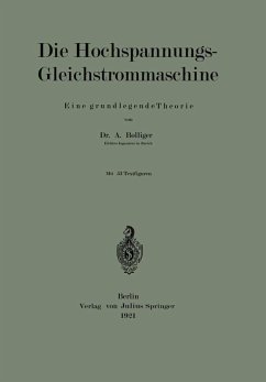 Die Hochspannungs-Gleichstrommaschine (eBook, PDF) - Bolliger, A.