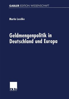 Geldmengenpolitik in Deutschland und Europa (eBook, PDF)