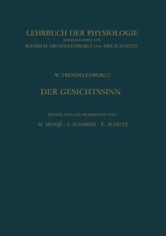 Der Gesichtssinn Grundzüge der Physiologischen Optik (eBook, PDF) - Trendelenburg, Wilhelm