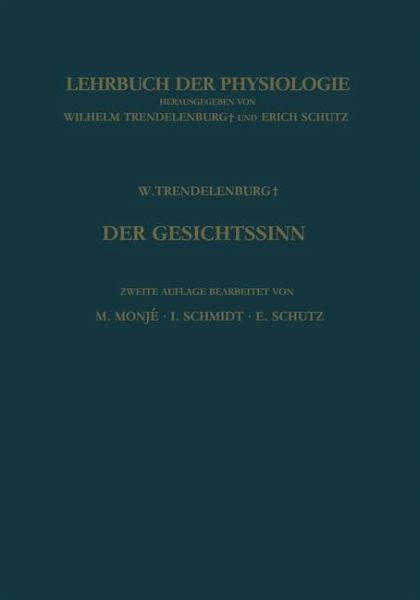 Der Gesichtssinn Grundzüge der Physiologischen Optik (eBook, PDF)