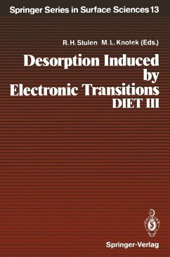 Desorption Induced by Electronic Transitions, DIET III (eBook, PDF)