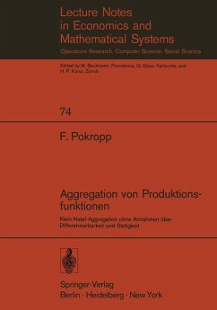 Aggregation von Produktionsfunktionen (eBook, PDF) - Pokropp, Fritz