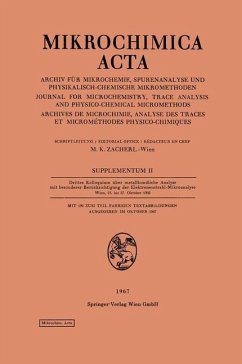 Cover Drittes Kolloquium über metallkundliche Analyse mit besonderer Berücksichtigung der Elektronenstrahl-Mikroanalyse Wien, 25. bis 27. Oktober 1966 (eBook, PDF)
