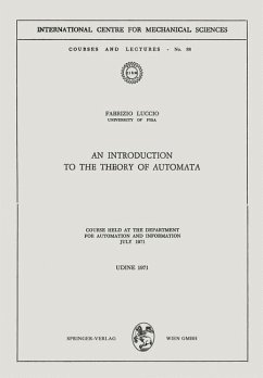 An Introduction to the Theory of Automata (eBook, PDF) - Luccio, Fabrizio