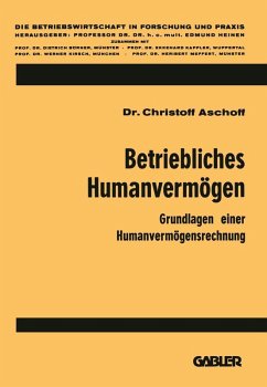 Betriebliches Humanvermögen (eBook, PDF) - Aschoff, Christoff