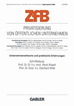 Cover Privatisierung von öffentlichen Unternehmen (eBook, PDF)