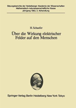 Cover Über die Wirkung elektrischer Felder auf den Menschen (eBook, PDF)