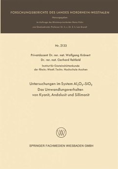 Untersuchungen im System Al2O3-SiO2 (eBook, PDF) - Krönert, Wolfgang